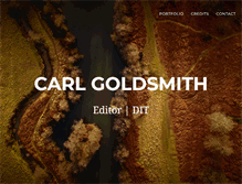 Tablet Screenshot of carlgoldsmith.com
